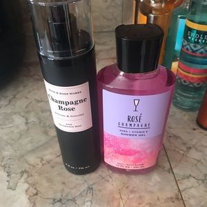 BBW 2-pc CHAMPAGNE ROSE